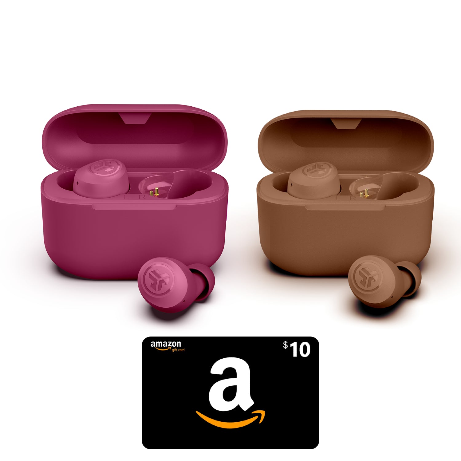 Go Pop+ & Tones+ Wireless Earbuds Bundle - Premium Bluetooth Headphones Gift Set for Running, Workout & Travel
