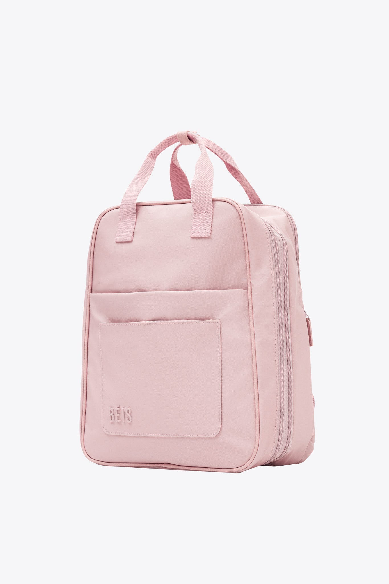 Expandable Travel Backpack - Lightweight Waterproof Hiking Backpack for Women & Men, Durable Carry On Backpack with USB Charging Port - Perfect for Camping, Gym, Work & Outdoor Adventures (Atlas Pink)