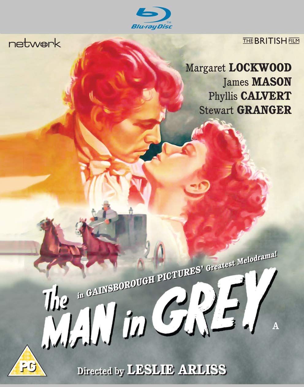 The Man in Grey Blu-ray | Classic British Drama Film | Perfect for Movie Nights & Vintage Film Collections