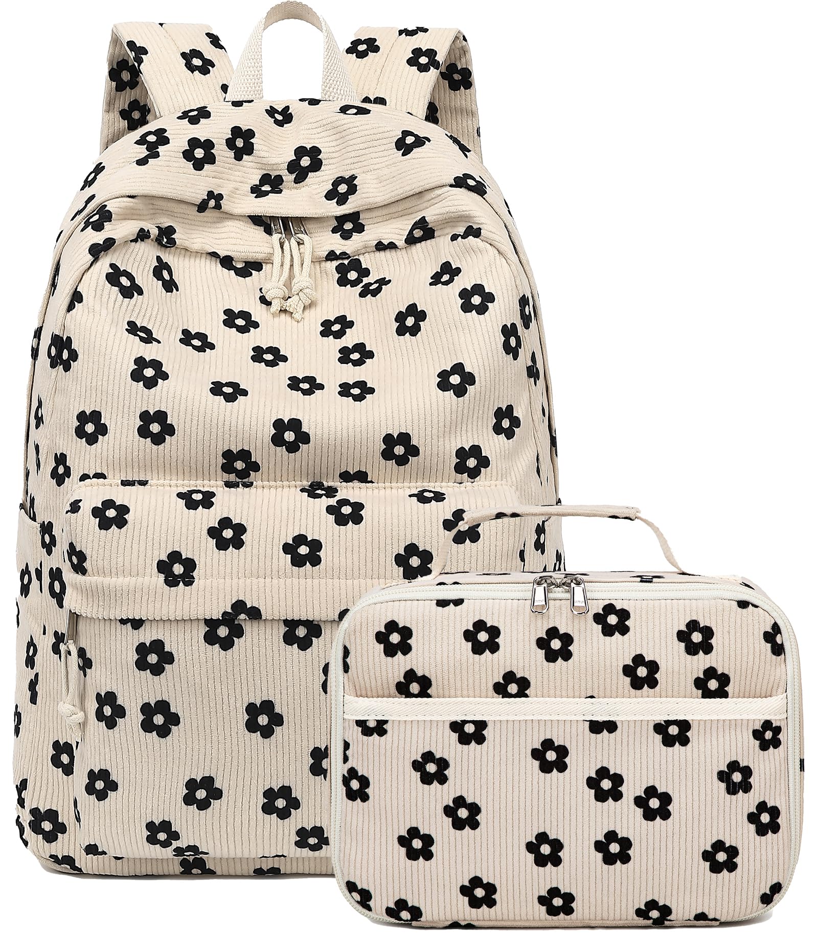Bluboon Girls Kids Backpack with Lunch Box - Cute Preschool & Kindergarten Bookbag Set for Toddler School, Travel & Daily Use