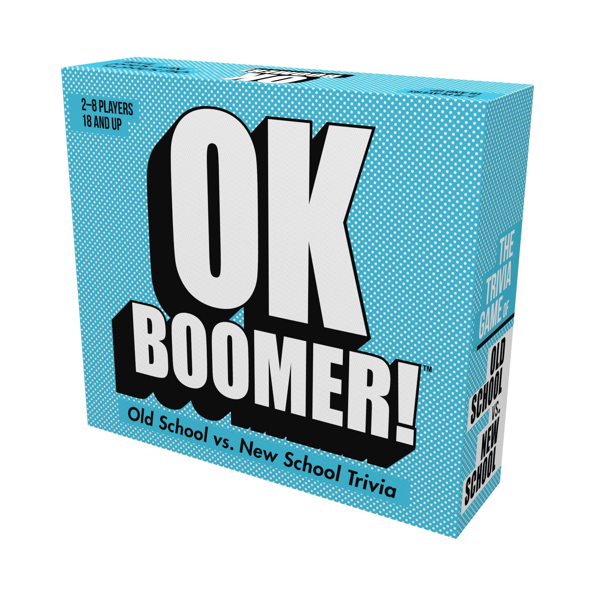 OK Boomer - Old School vs New School Trivia Card Game with 220 Cards | Fun Family Party Game for Adults & Teens | Perfect for Game Nights, Gatherings & Nostalgic Challenges