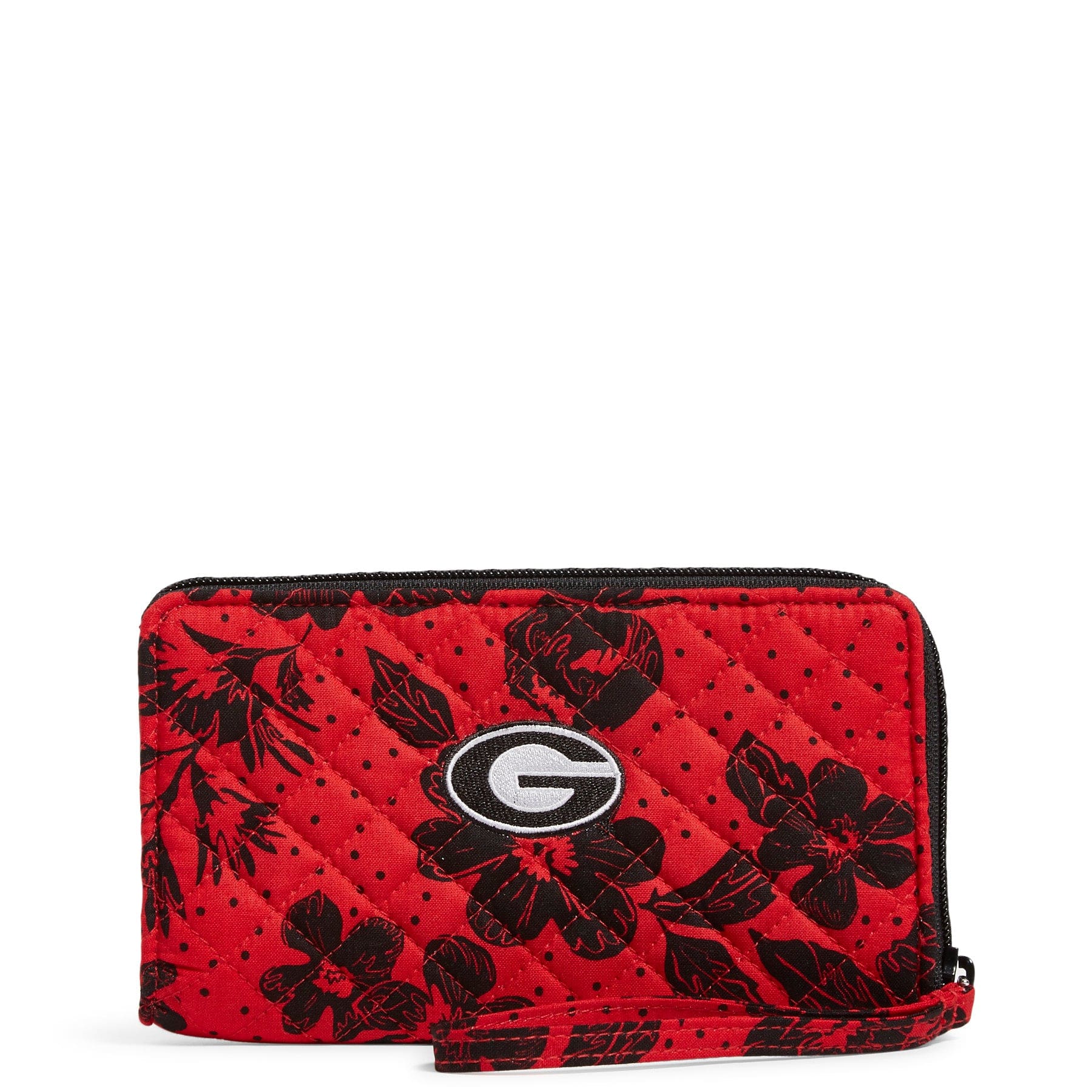 Collegiate RFID Blocking Front Zip Wristlet Wallet - Secure Credit Card Holder for Students, Travel & Everyday Use