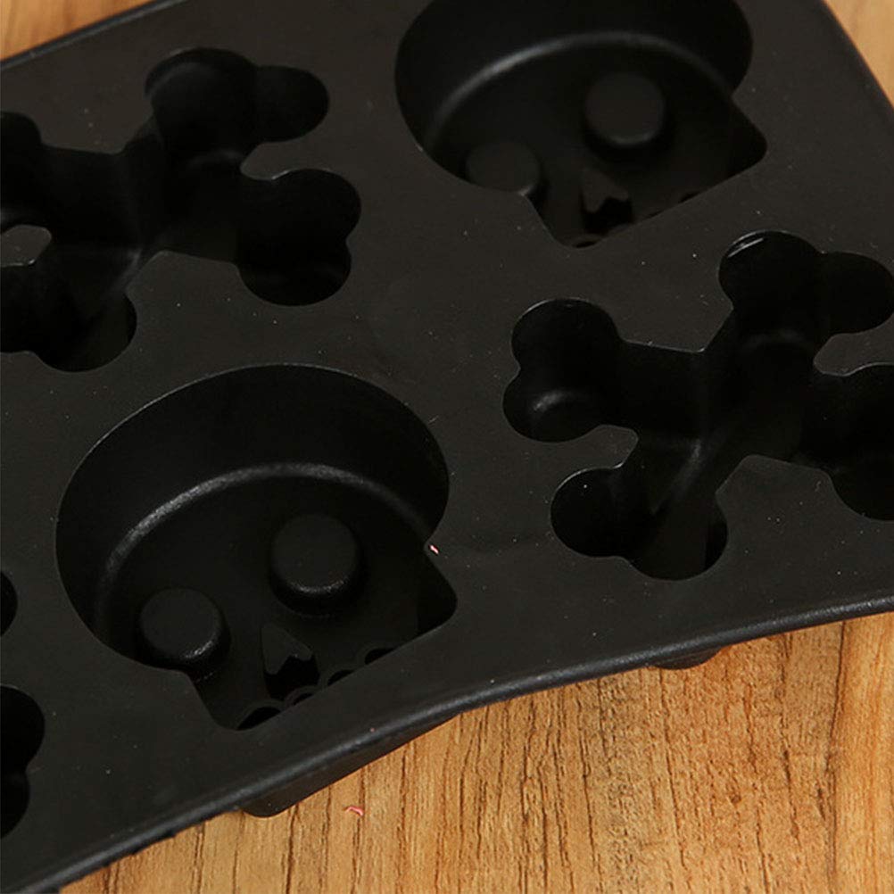 BESPORTBLE 2-Pack Halloween Ice Cube Trays - Silicone Ice Molds for Spooky Ice Cubes, Party Supplies & Cocktail Making - Perfect for Halloween Parties, Themed Drinks & Home Bar Decor