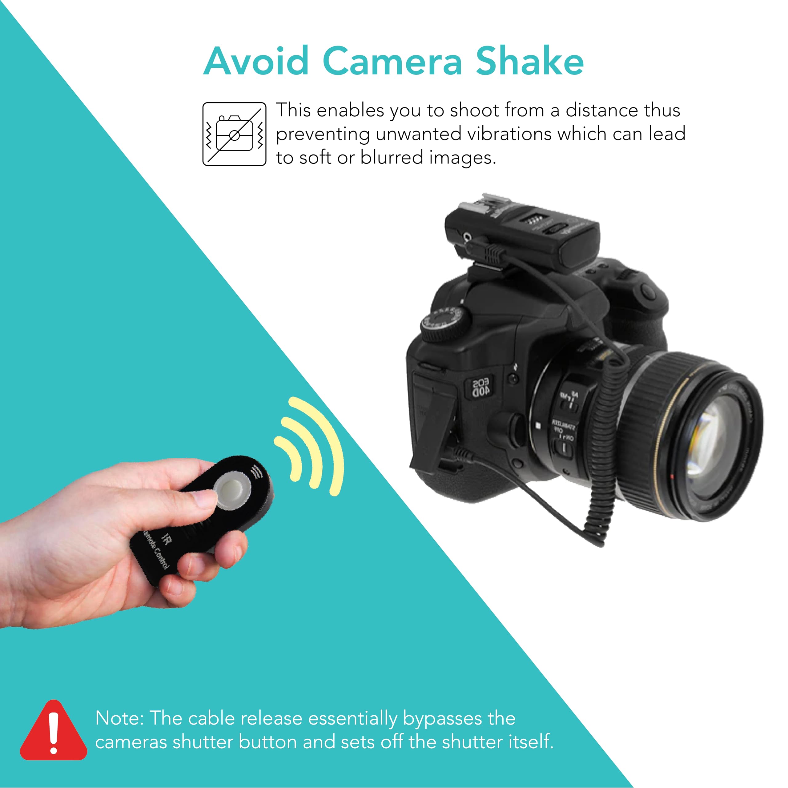 Foto&Tech 2.5mm N3 Camera Remote Shutter Release Cable - Compatible with Nikon D780, Z6, Z7, D7500, D750, D5600, D5500, D7200, D7100, D5200, D5100, D5000, D3200, D3100, D90 & COOLPIX P1000 (13-inch Coiled) - Perfect for Long Exposure, Group Photos, Wildlife & Time-Lapse Photography