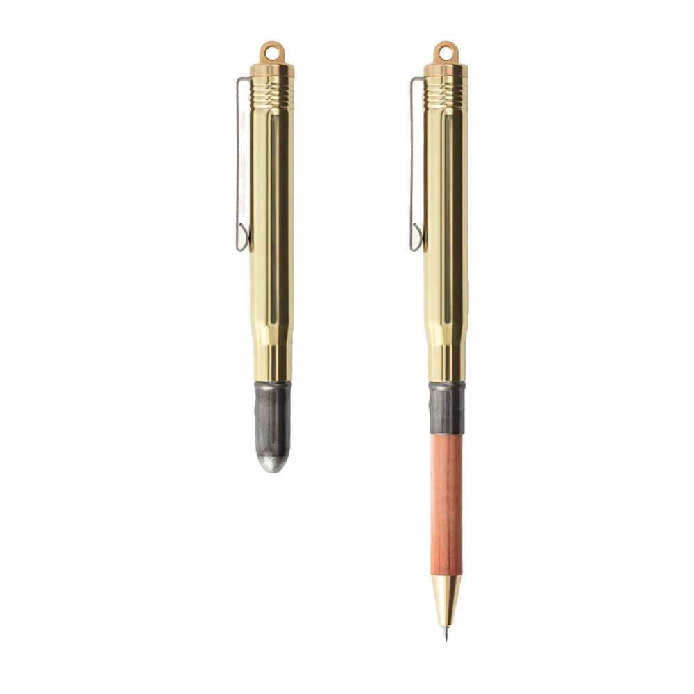 Premium Solid Brass Ballpoint Pen for Travelers - Durable & Stylish Writing Instrument for Business, Journaling, and Everyday Use