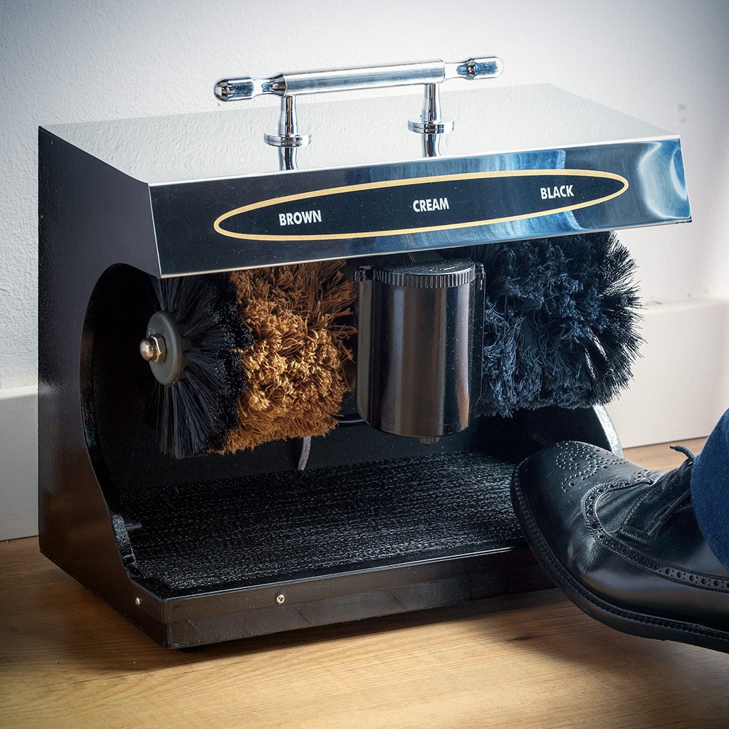 Premium Electric Shoe Shine Machine - Automatic Shoe Polisher for Men & Women - Perfect for Home, Office & Shoe Care Business - Restores Leather, Suede & Dress Shoes to Like-New Shine