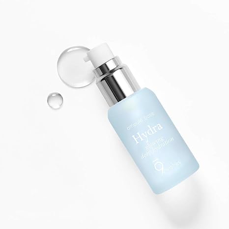 9wishes Hydra Ampoule Base 30ml - Korean Hydrating Serum for Dry Skin, Deep Moisturizing Facial Treatment, Perfect for Daily Skincare Routine & Night Care