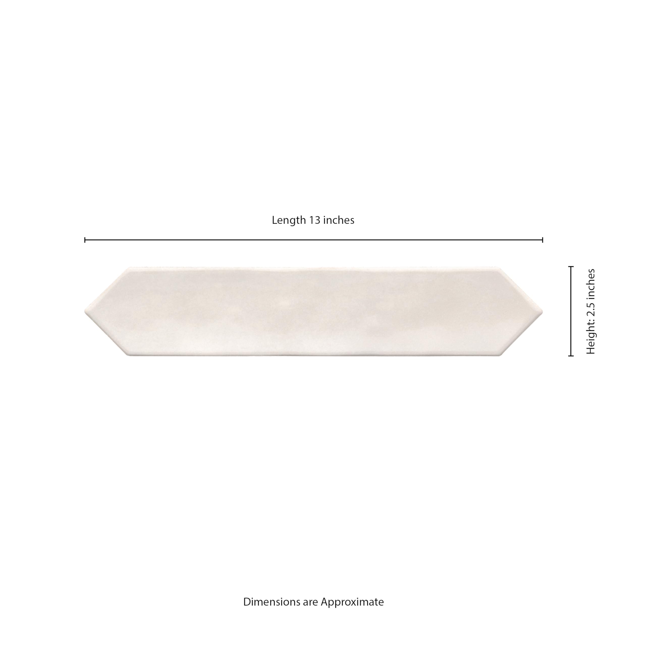 MSI Renzo Dove 2.5x13 Inch Glossy Ceramic Subway Tile - Waterproof Wall Tile for Bathroom, Kitchen Backsplash, Shower, and Accent Wall | Perfect for Modern Home Decor, Spa-Like Bathrooms & Stylish Kitchen Designs