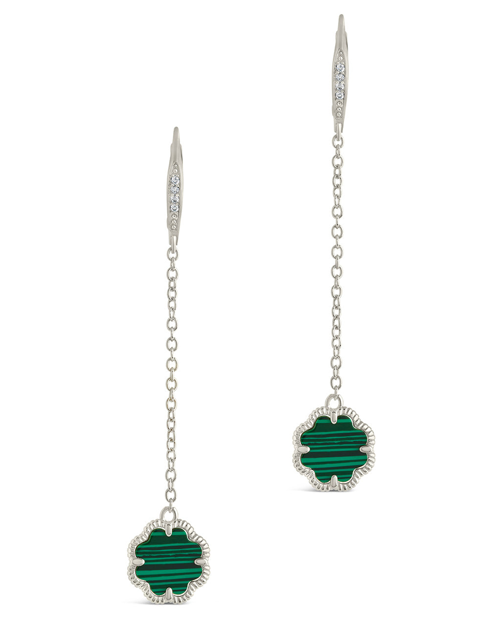 Elegant Rose Petal Long Drop Earrings for Women - Romantic Floral Dangle Jewelry for Date Night & Special Occasions