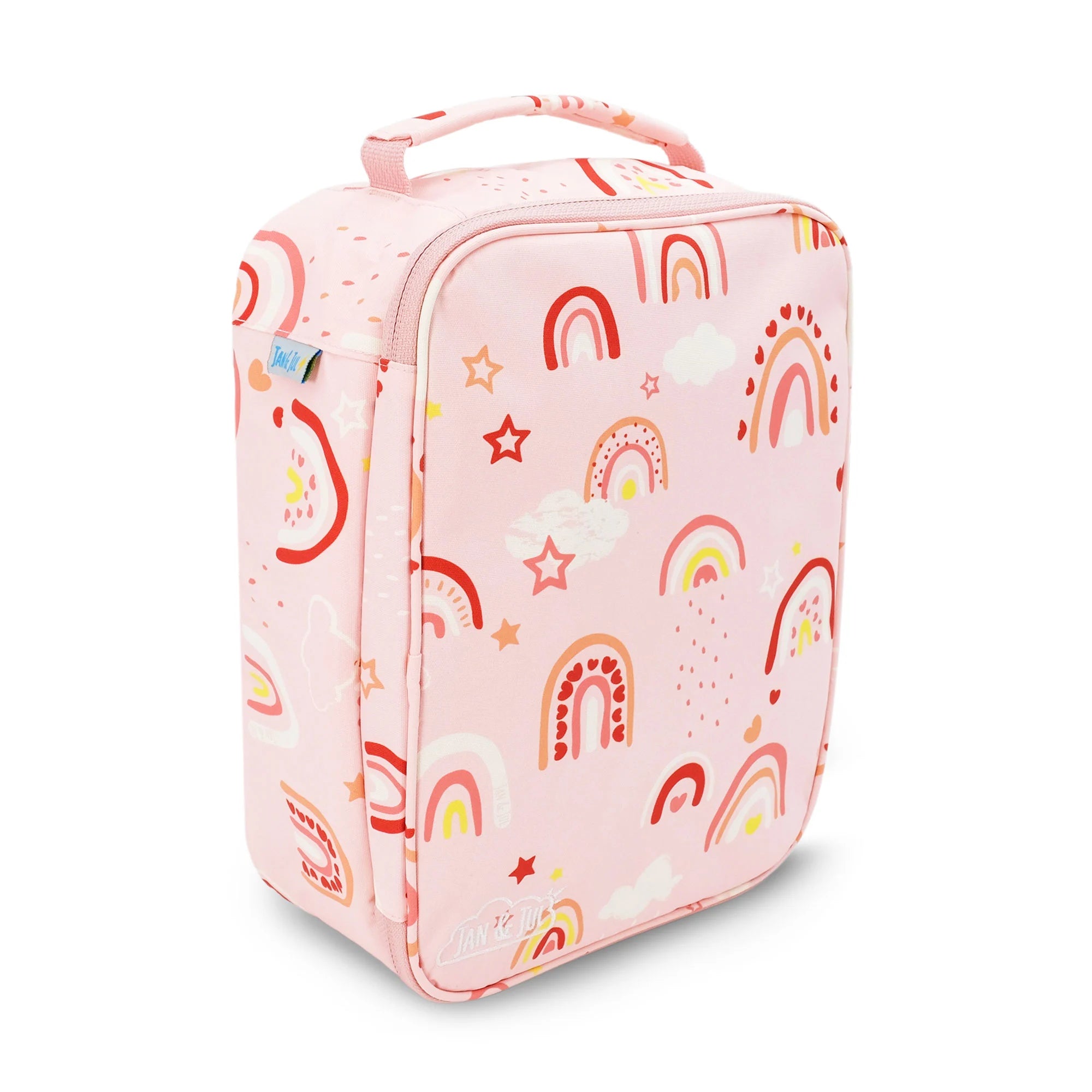 Jan & Jul Insulated Pink Rainbow Lunch Bag for Kids - BPA-Free, Leak-Proof School Lunch Box for Boys & Girls - Perfect for School, Picnics, and Outdoor Activities