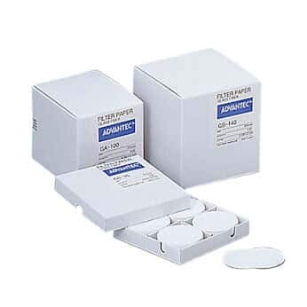 GA10047MM Grade GA100 Glass Fiber Filters - 47mm Diameter, 100/Box (Pack of 100) | High-Efficiency Air & Liquid Filtration for Laboratories, HVAC Systems, and Industrial Applications