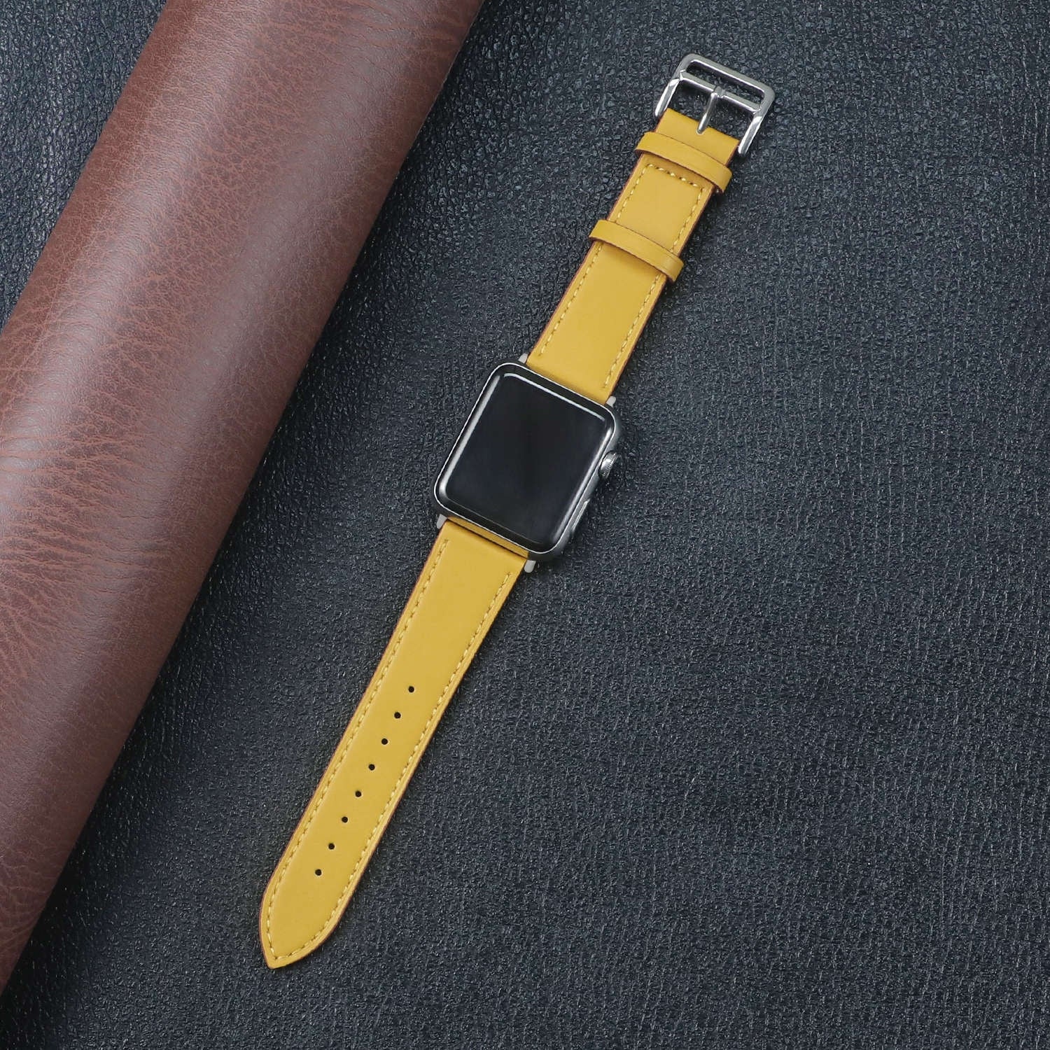 Classic Single Tour Leather Watch Straps - Genuine Leather Replacement Bands for Men & Women - Perfect for Dress Watches, Casual Wear & Everyday Use