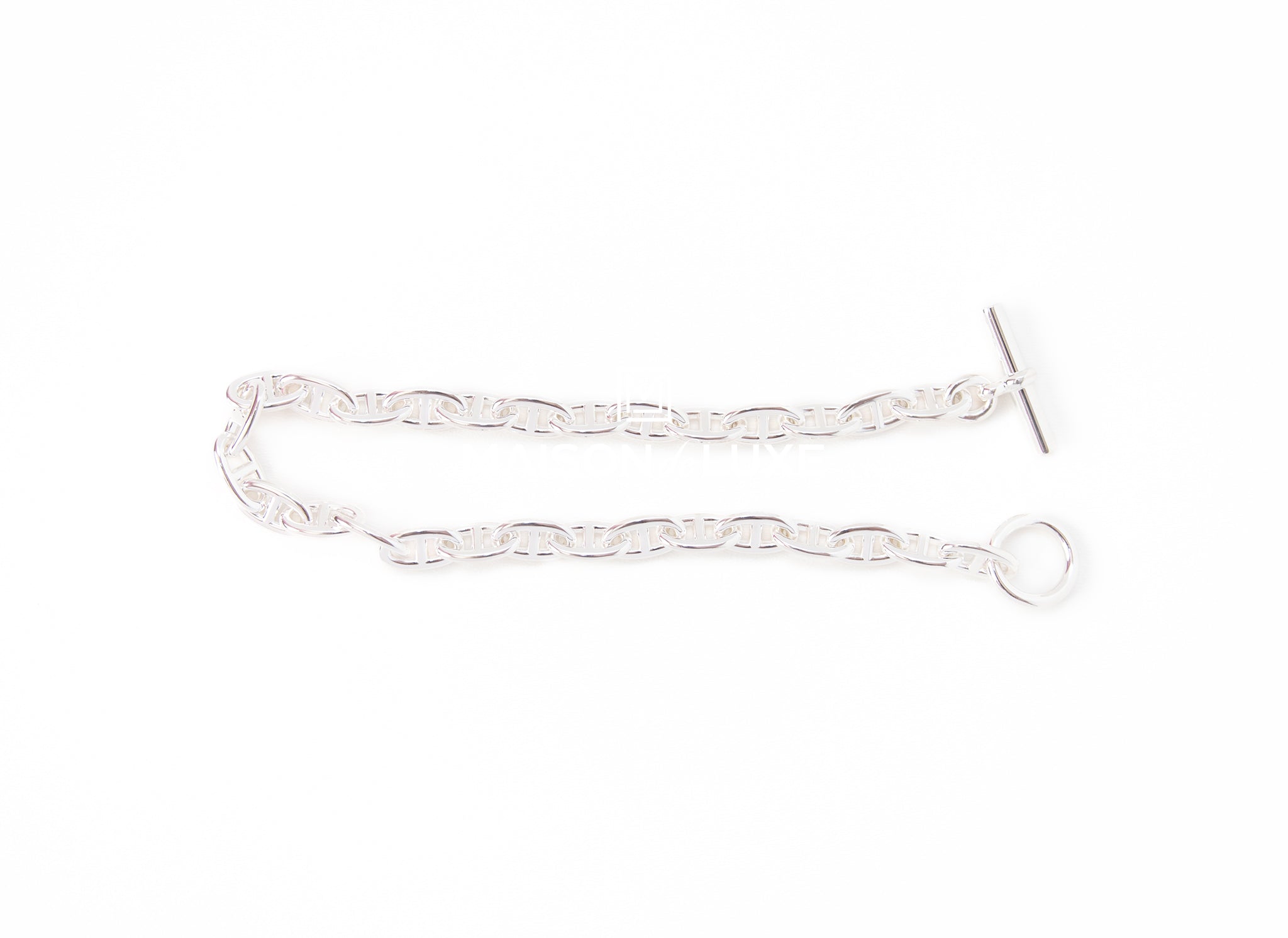Hermes Chaine d'Ancre GM Sterling Silver Necklace for Women - 925 Silver Anchor Chain Pendant Necklace - Elegant Jewelry Gift for Birthday, Anniversary & Special Occasions