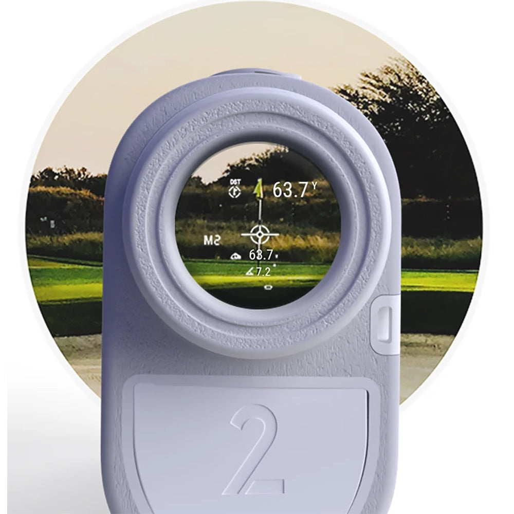Blue Tees Series 2 Golf Rangefinder with Slope - 750 Yards Laser Distance Finder, Pin Lock & Vibration for Accurate Shots | Perfect for Golf Tournaments & Practice Rounds