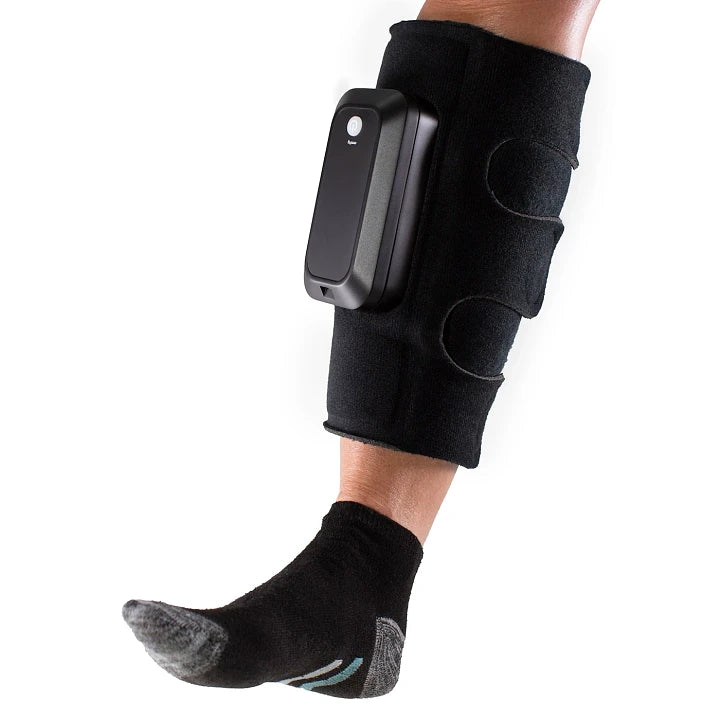 DJO Aircast VenaGo™ Leg Compression Sleeve - Improve Circulation & Reduce Swelling - Medical Grade Support for Travel, Work & Recovery - Ideal for Long Flights, Office Sitting & Post-Surgery Care