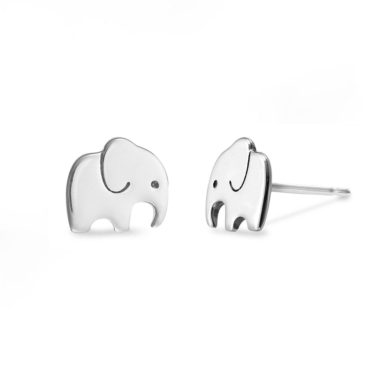 Elephant Stud Earrings - Cute Animal Jewelry for Women, Girls | Perfect Gift for Birthday, Party & Everyday Wear