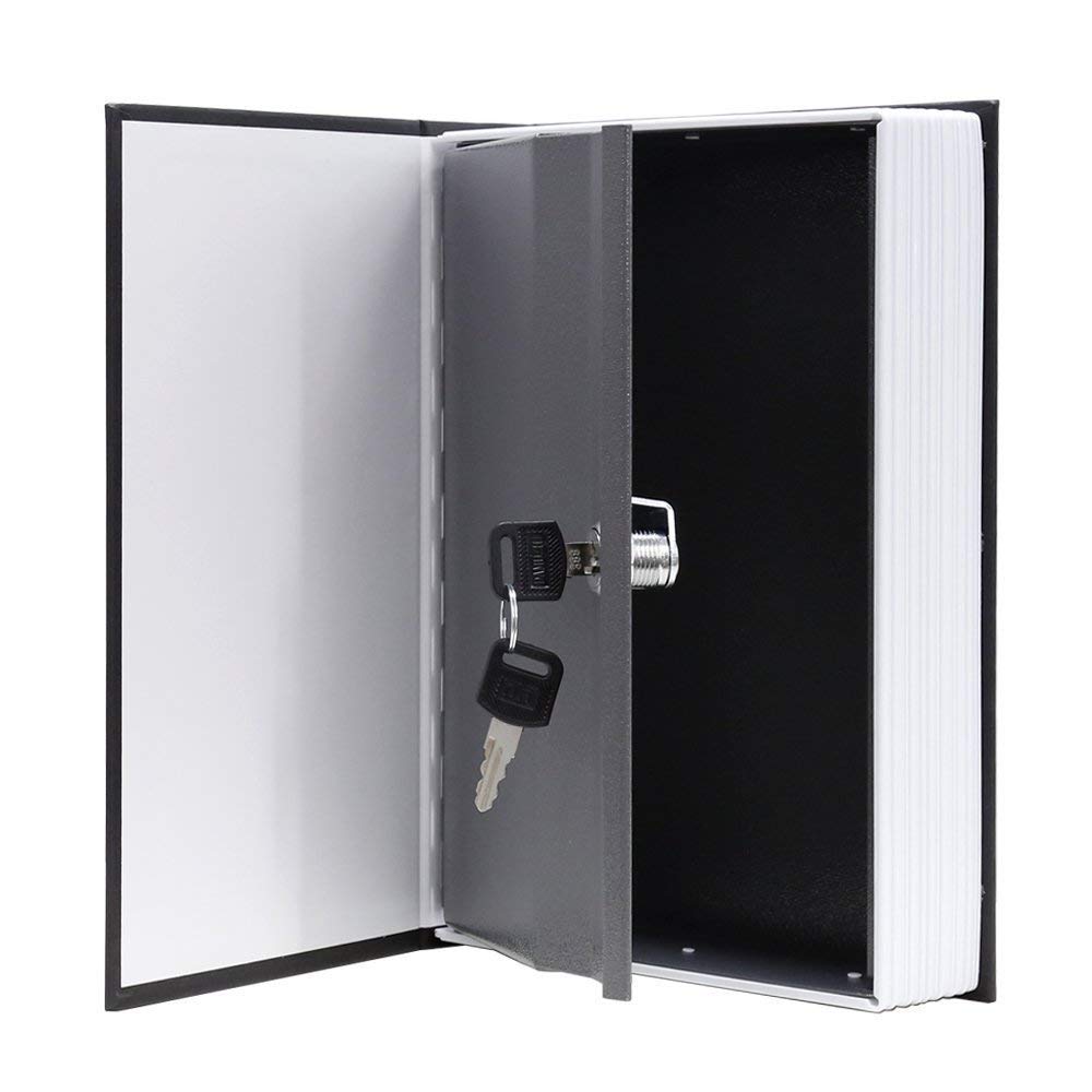 Portable Key Lock Book Safe with Combination Lock - Hidden Dictionary Design for Home, Office & Shop | Secure Cash, Money & Valuables | Ideal for Travel, Dorm & Secret Storage (Pack of 1)