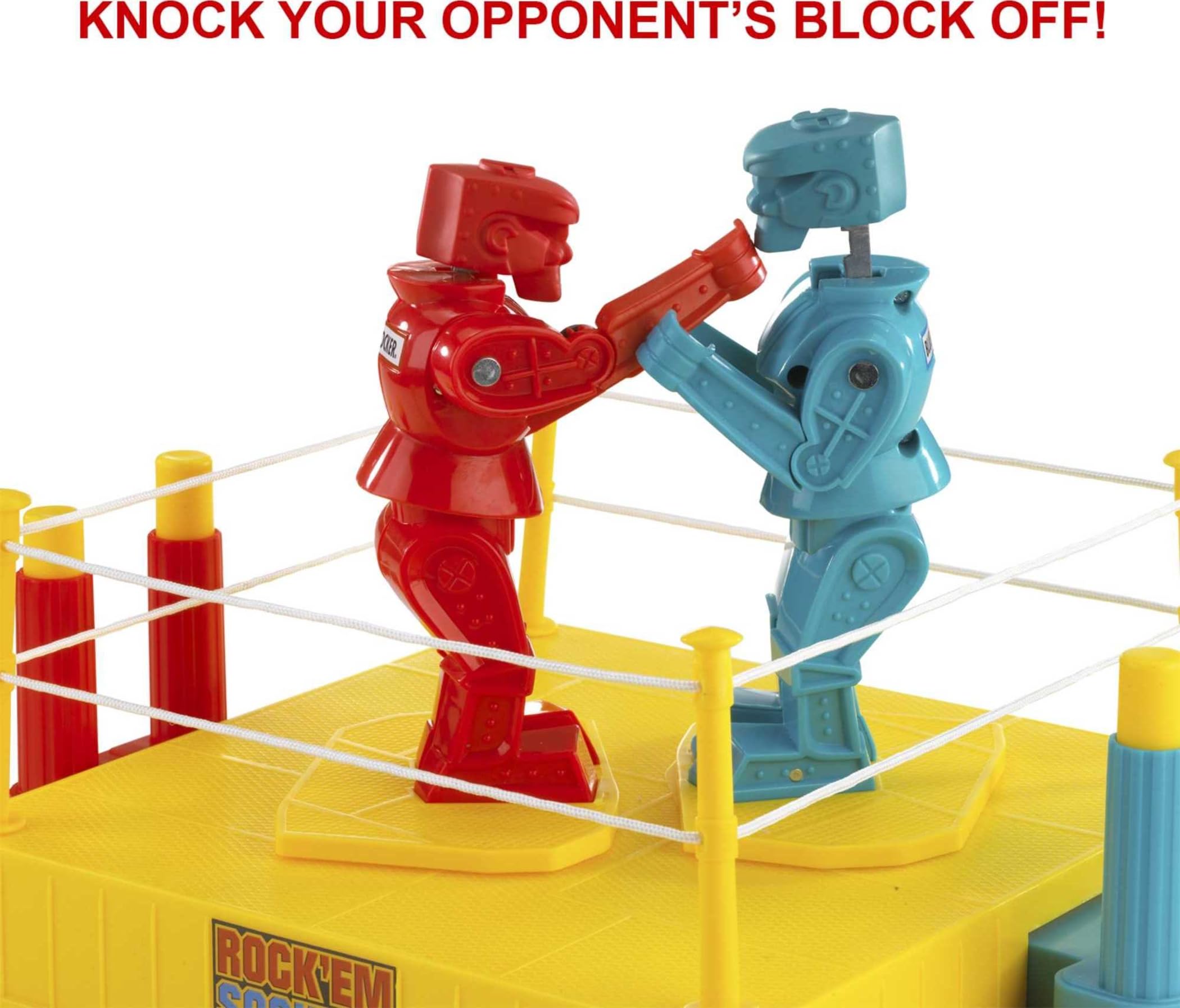 Mattel Games Rock 'Em Sock 'Em Robots - Classic Boxing Battle Game for Kids & Adults | Fun Family Game Night & Birthday Party Entertainment