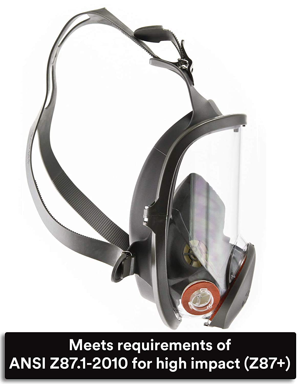 3M 6800 Full Face Reusable Respirator Mask - Medium Size, NIOSH Approved for Painting, Chemical Handling & Industrial Safety Protection