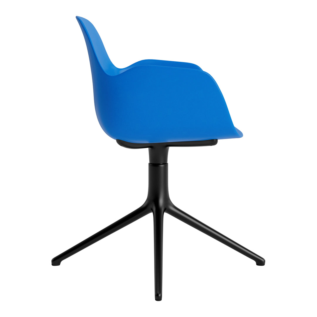 Modern Form Armchair with 4L Swivel Base - Ergonomic Office Chair for Home & Workspace - Perfect for Working, Gaming, and Relaxing