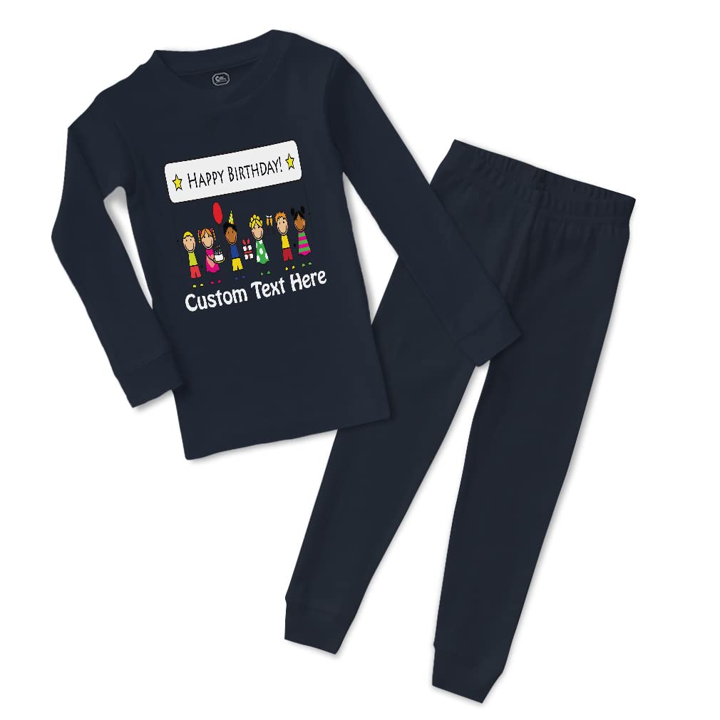 Custom Cotton Toddler Pajamas for Boys & Girls - Birthday, Holiday & Special Occasion Outfits | Soft Snug Fit for Comfortable Sleep & Playtime