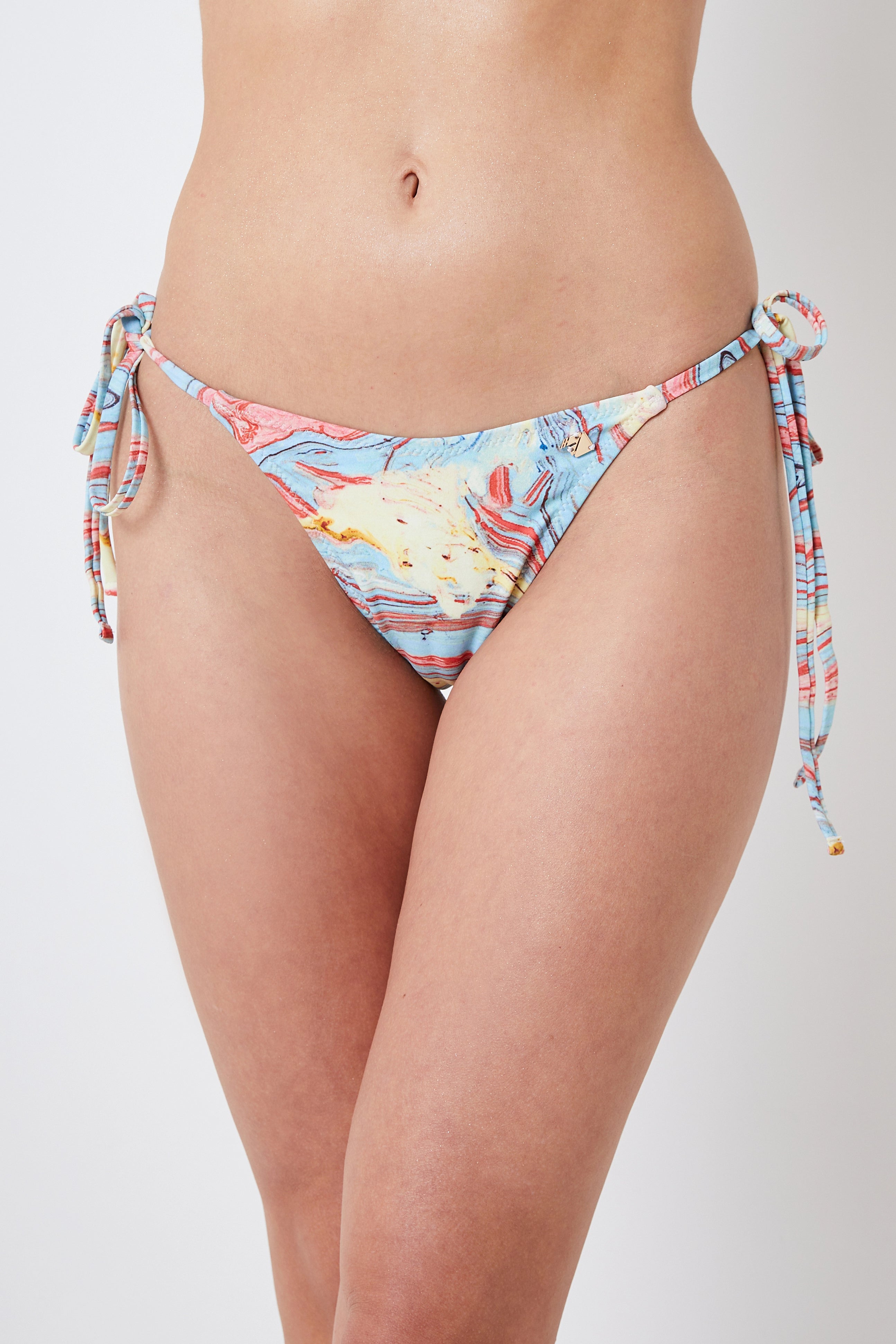 High Waist Twill Active Bikini Bottom - Breathable Swimwear for Women - Perfect for Swimming, Yoga & Beach Vacations