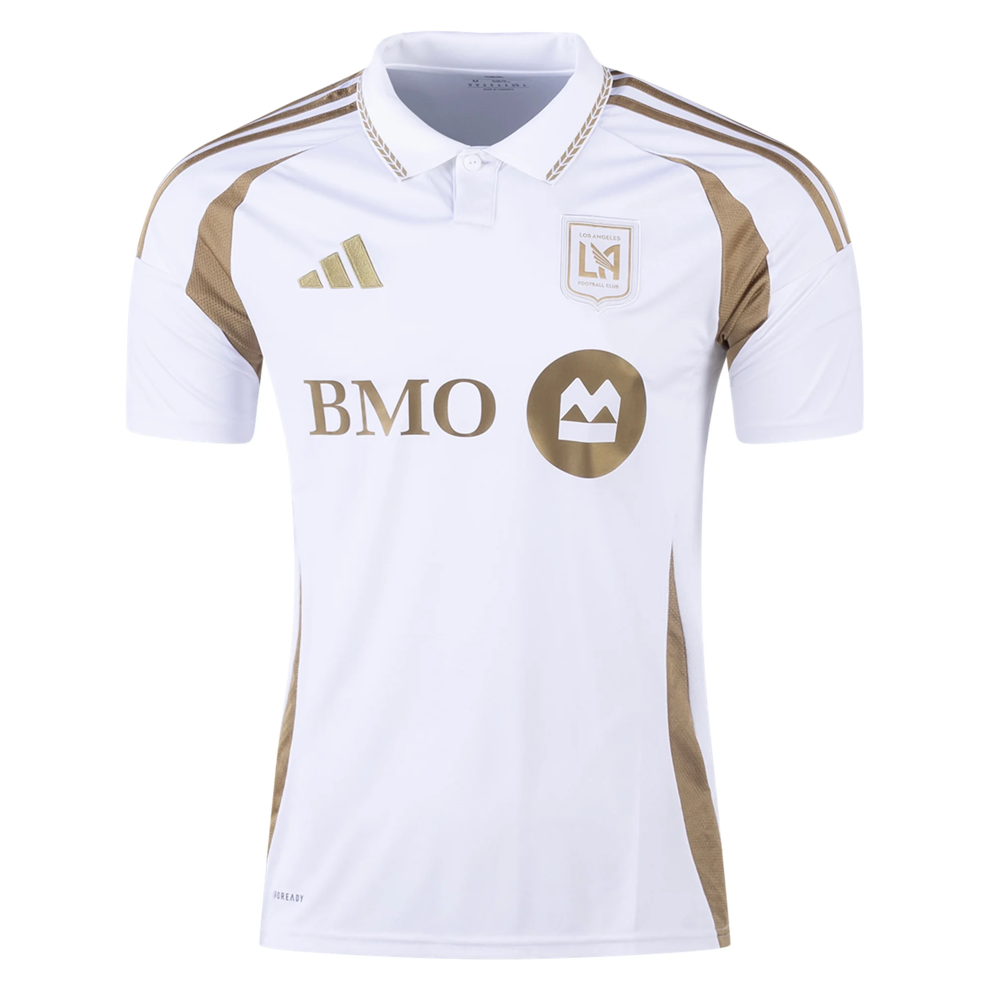 Adidas Kenneth Nielsen LAFC Away Jersey 25/26 - White & Gold Soccer Jersey for Men - Perfect for Matchdays, Fan Events & Sports Enthusiasts