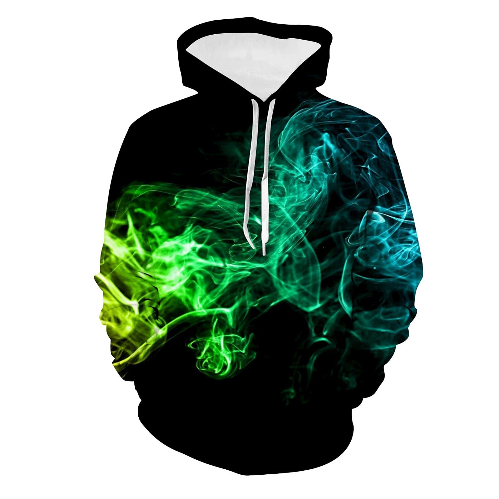 **Rainbow Smoke Kids' Hooded Sweatshirt - Soft Pullover Hoodie with Pocket for Boys & Girls | Playground, School & Outdoor Activities**