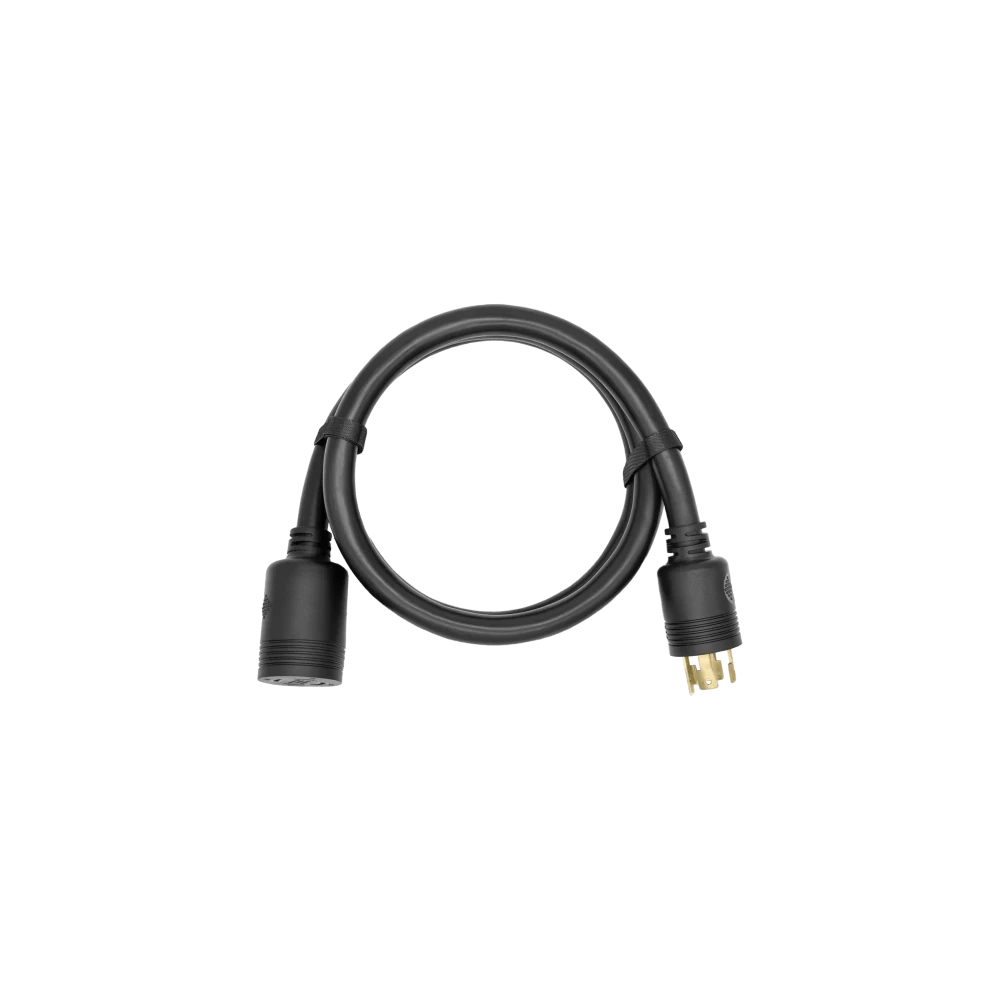 EcoFlow Generator Power Cord - NEMA L14-30R to L14-30P 1.5m Extension Cable for Portable Power Stations - Perfect for Camping, RV Trips & Emergency Backup Power