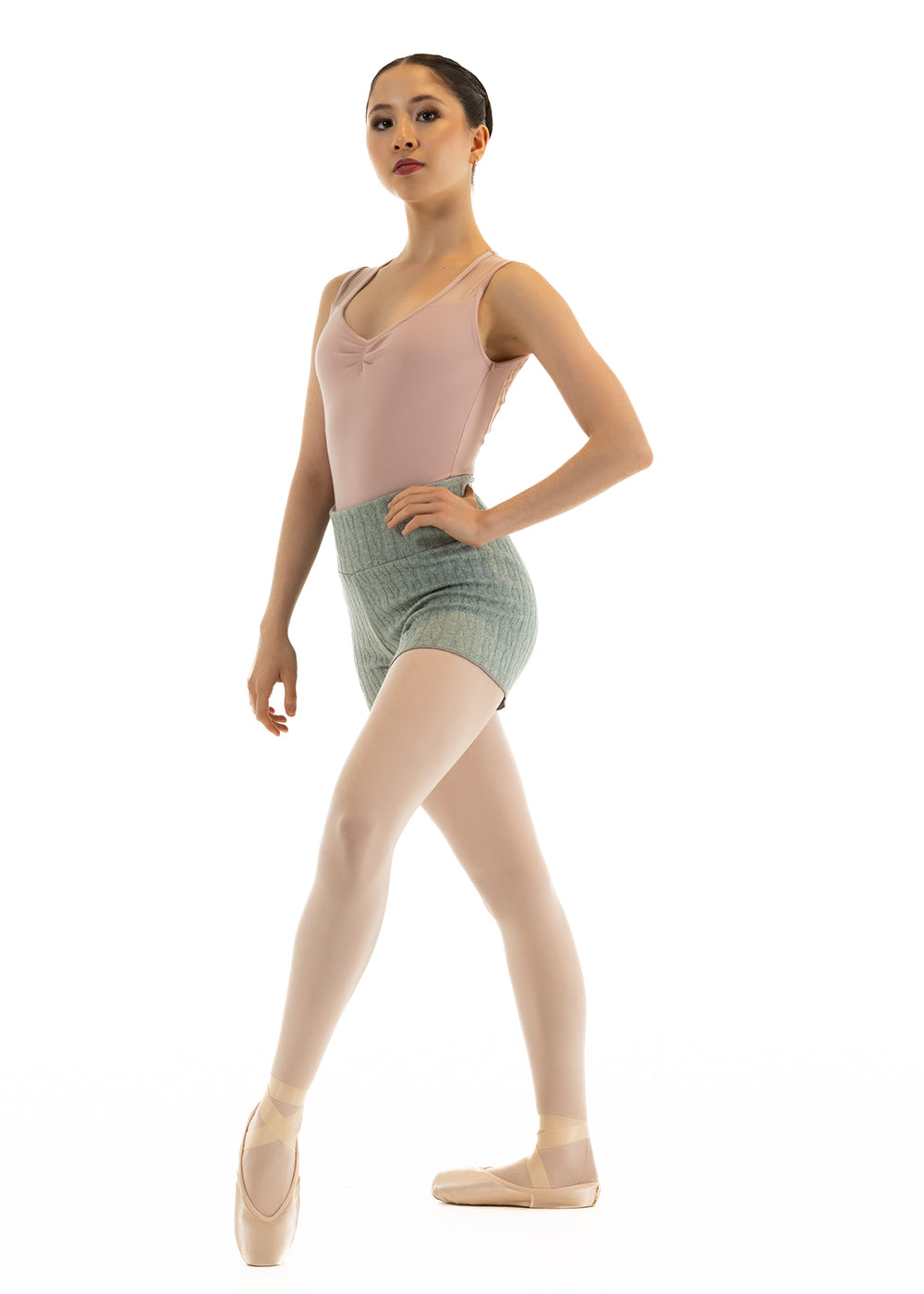 Nikolay Thelma Women's Knit Shorts - Soft Stretchy High Waist Summer Casual Shorts for Lounge, Beach, and Yoga