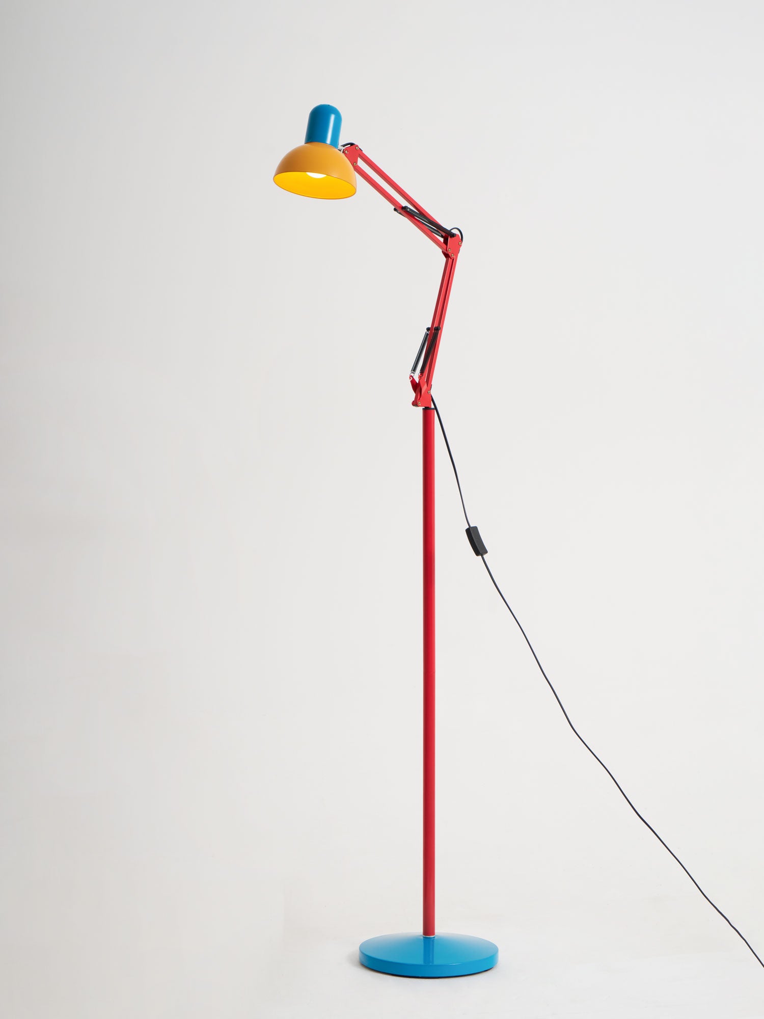 Flexi Memphis Floor Lamp - Adjustable Modern LED Standing Light for Living Room, Bedroom, or Office - Perfect for Reading, Working, and Ambient Lighting