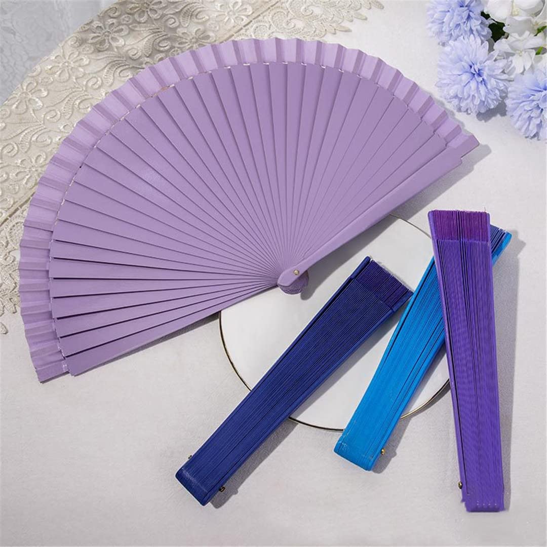 Hand-Painted Spanish Dance Performance Wooden Folding Fan - Traditional Flamenco Wedding Accessory for Brides, Performers & Cultural Events