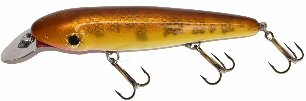 Big Fork Reef Digger Mid Range Crankbait Straight Model Fishing Lure - Perfect for Bass, Walleye, and Trout Fishing in Lakes and Rivers