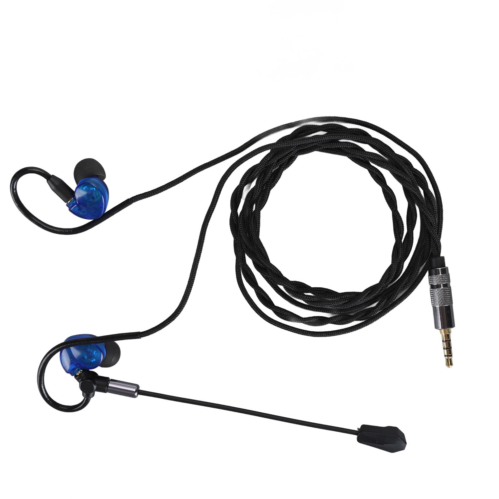 Lightweight Wired Gaming Earbuds with Detachable Microphone - 3.5mm Noise Isolating Headphones for PC, Mobile Phone & Console Gaming (Perfect for FPS, MOBA & Streaming)