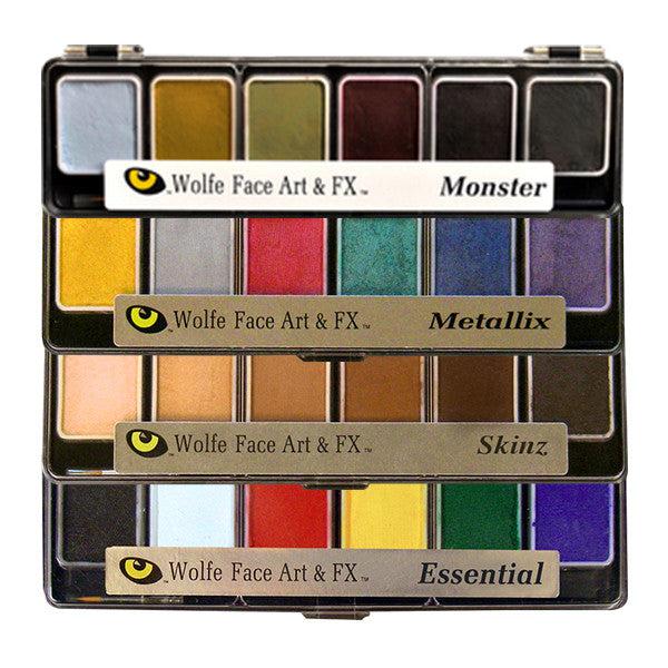 Wolfe FX Hydrocolor Palette - Professional Watercolor Paint Set for Artists & Illustrators - Perfect for Sketching, Painting & Mixed Media Art Projects