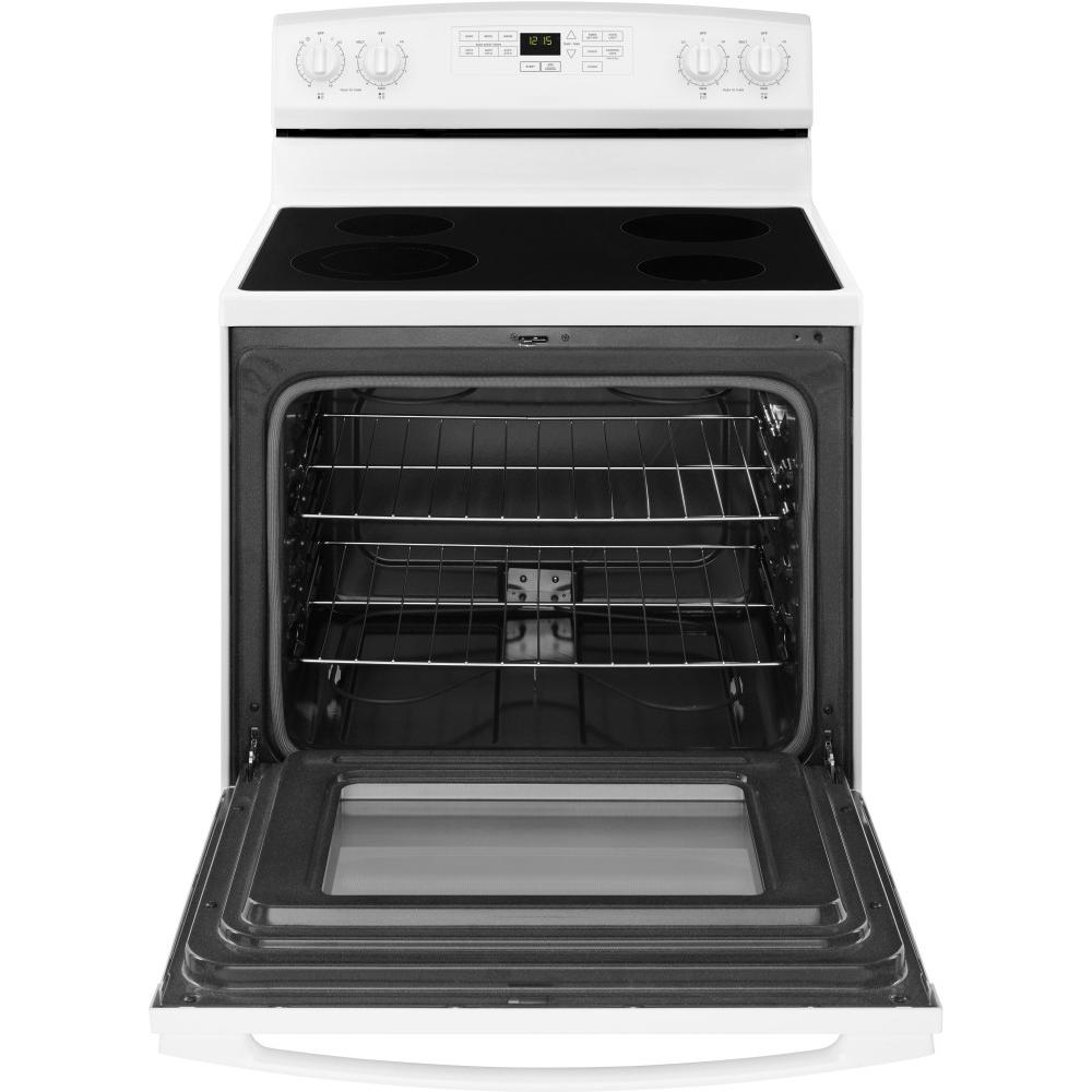 Amana 30 Inch Freestanding Electric Range YAER6603SFW - Stainless Steel Oven with Convection Bake for Home Kitchen Cooking