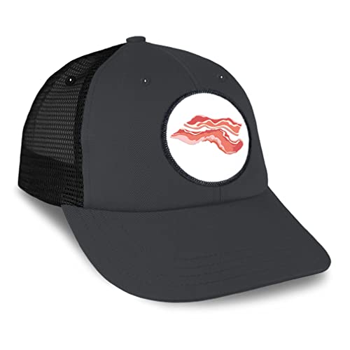 Dark Grey Black Circle Patch