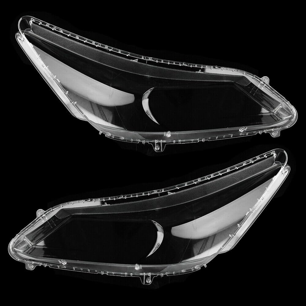 Replacement Headlight Lens Cover for 2013-2016 Honda Accord - Clear OEM Style Headlamp Lens - Perfect for Night Driving & Foggy Conditions