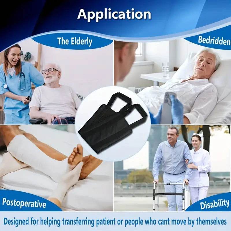 Ultimate Padded Patient Transfer Sling - Heavy Duty Nursing Aid for Elderly Care & Home Healthcare - Perfect for Hospital Beds, Wheelchair Transfers & Mobility Assistance