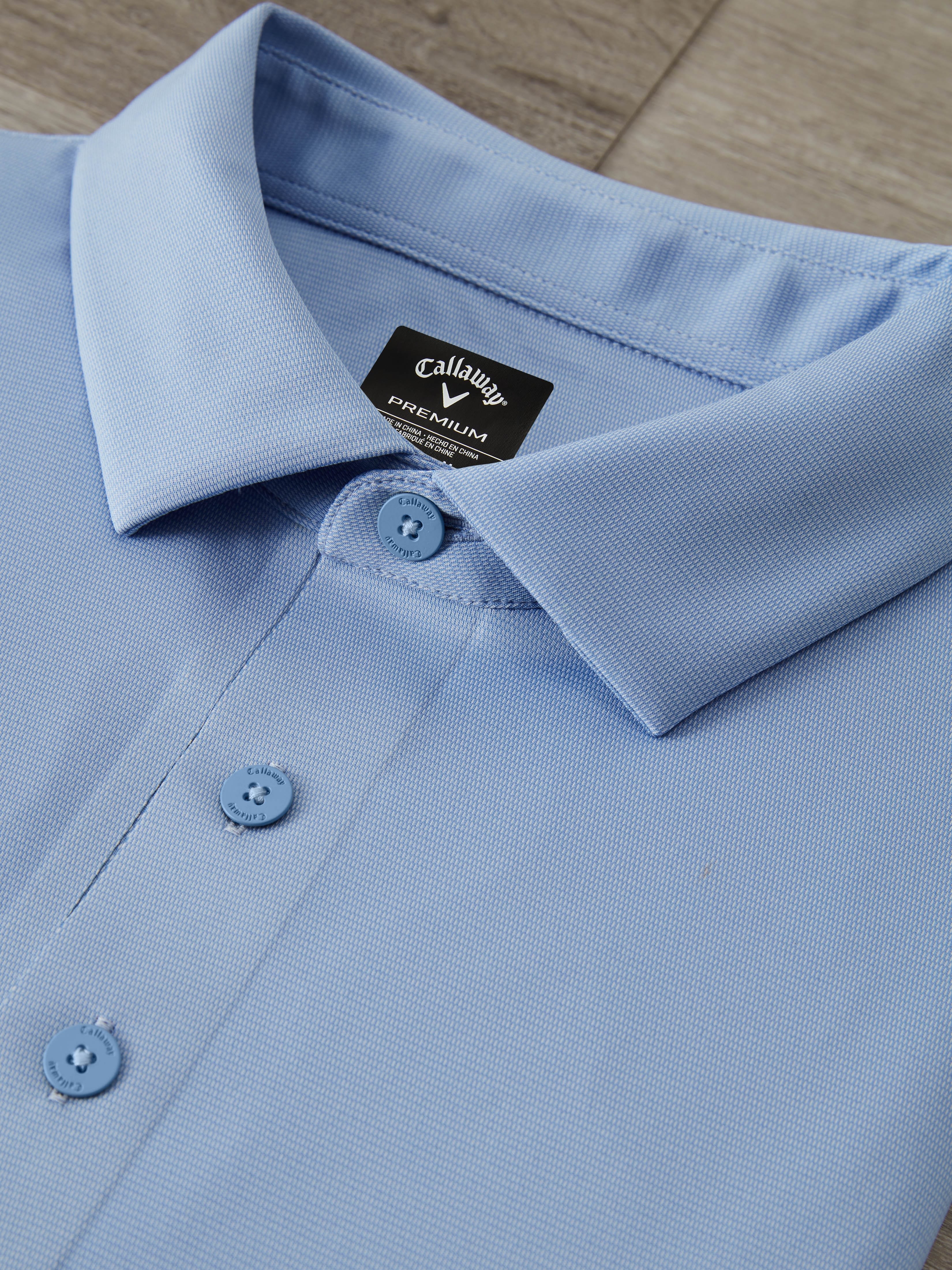 Premium Men's Jacquard Golf Polo Shirt - Breathable & Moisture-Wicking for Golf, Business Casual & Outdoor Activities