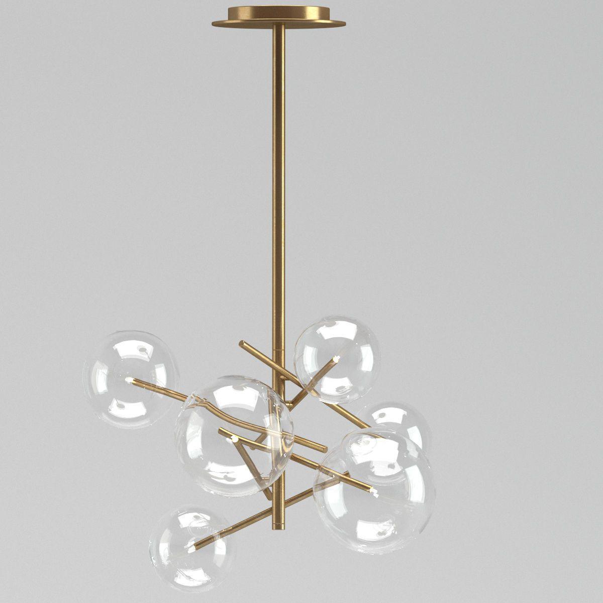 Bolle Chandelier - Modern Crystal Ceiling Light Fixture for Dining Room, Living Room & Bedroom | Elegant Home Decor Lighting