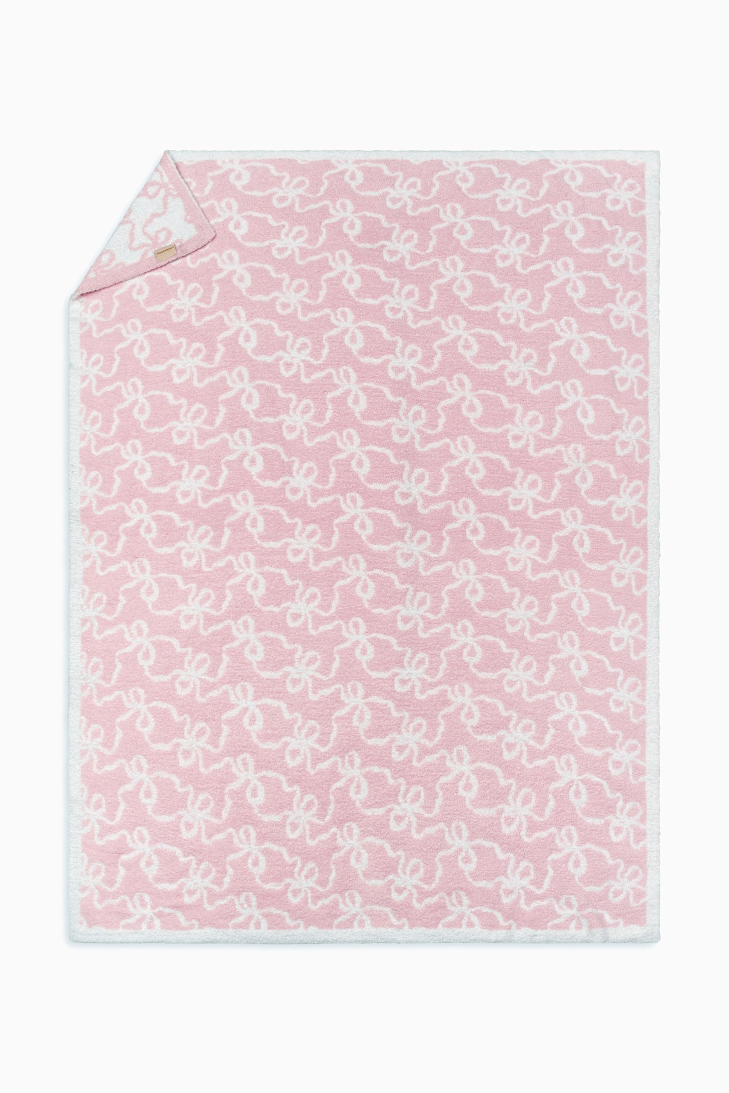 Cozy Teddy Bear Bow Blanket - Soft Plush Throw for Kids & Adults - Perfect for Bedroom, Nursery, Couch & Gift Giving