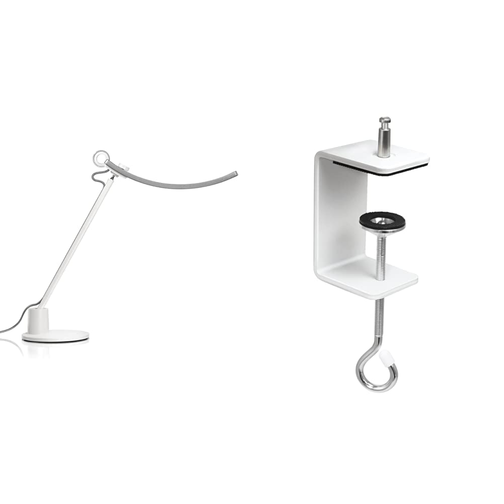 BenQ Silver Genie LED Desk Eye-Caring Table Lamp - Auto-Dimming Technology, CRI>95, 13 Adjustable Color Temperatures, 35
