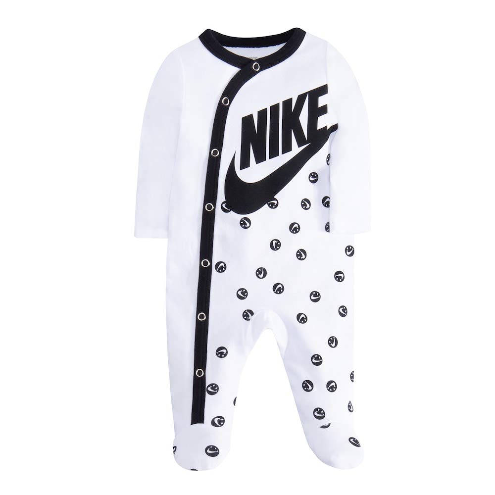 Nike Unisex Baby Graphic Footed Coverall - Soft & Comfortable Sportswear for Infants - Perfect for Playtime, Daycare & Outdoor Activities