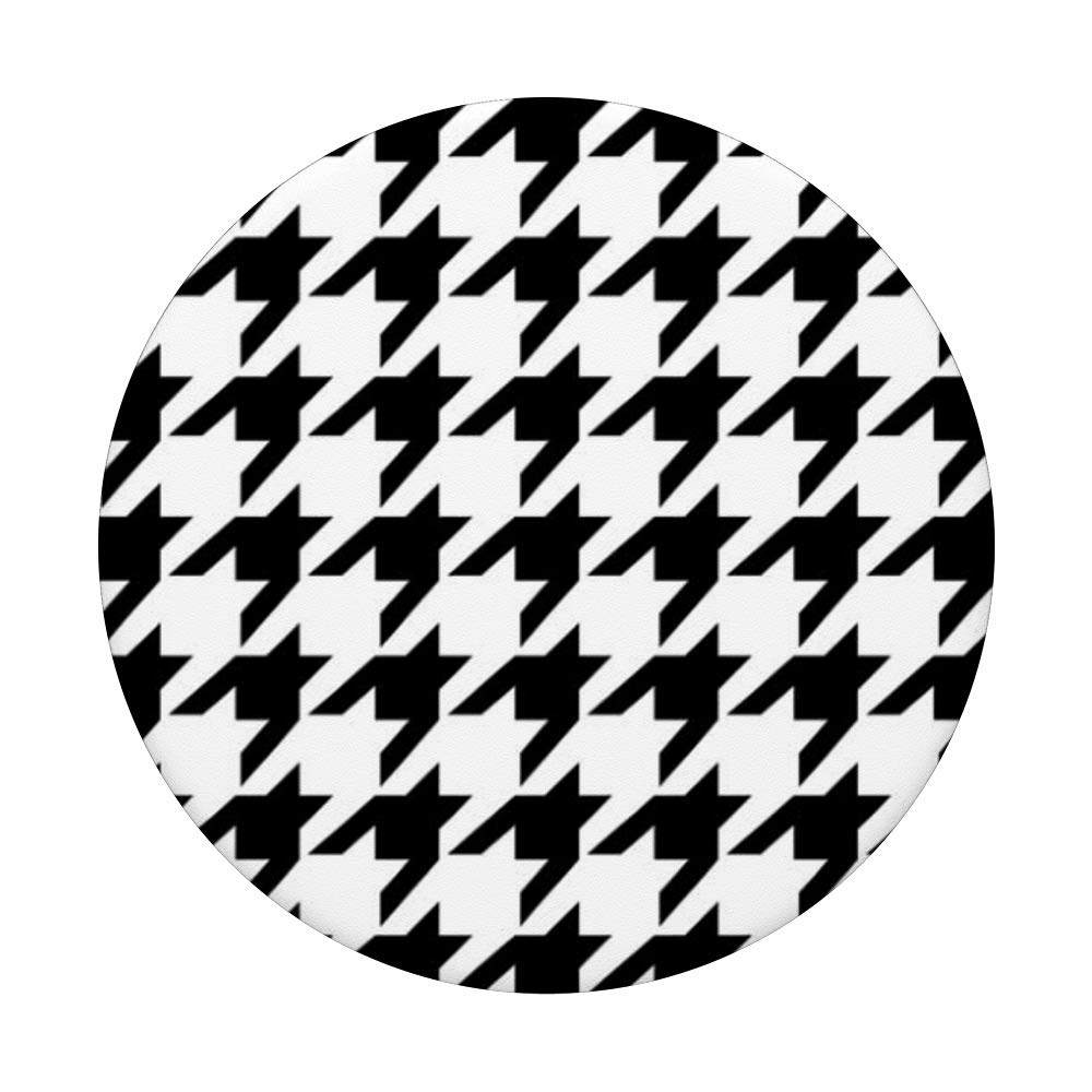 Houndstooth PopSockets PopGrip - Interchangeable Phone Grip for iPhone, Samsung & Tablets | Secure Hold for Texting, Gaming & Taking Photos