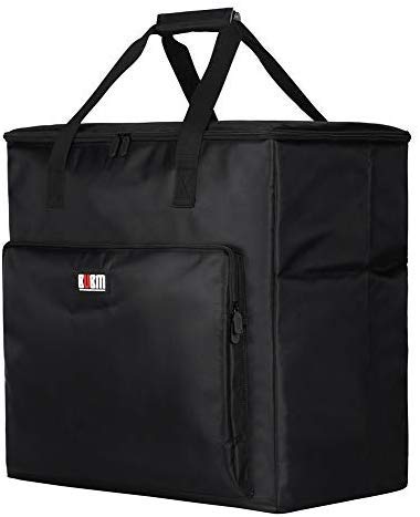 Buwico Desktop PC Travel Storage Carrying Case Bag - Protective Computer Case for CPU, Monitor, Keyboard & Accessories - Perfect for Office, Home & Business Travel