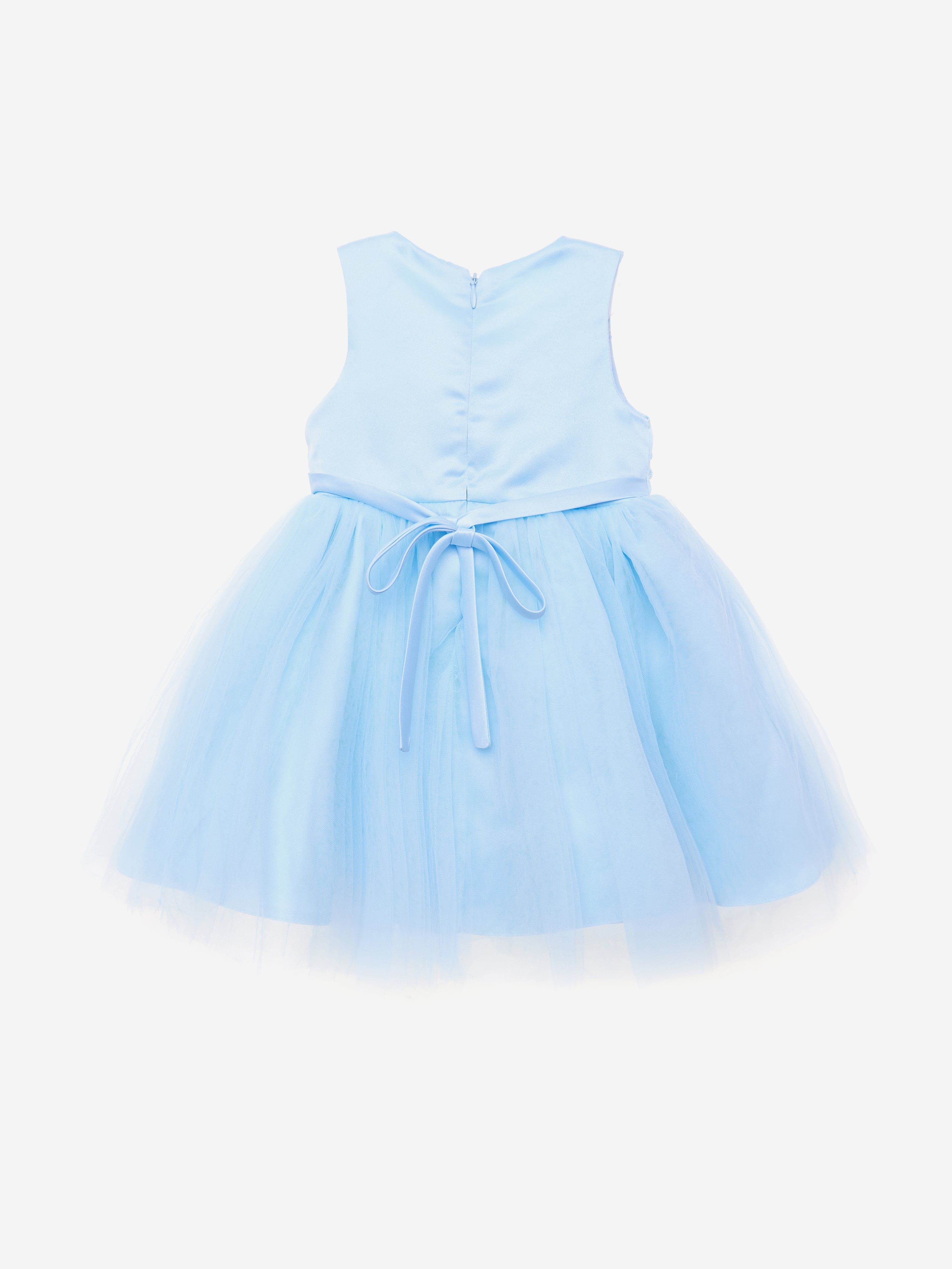 Blue Starlight Baby Girls Dress - Perfect for Birthday Parties & Special Occasions