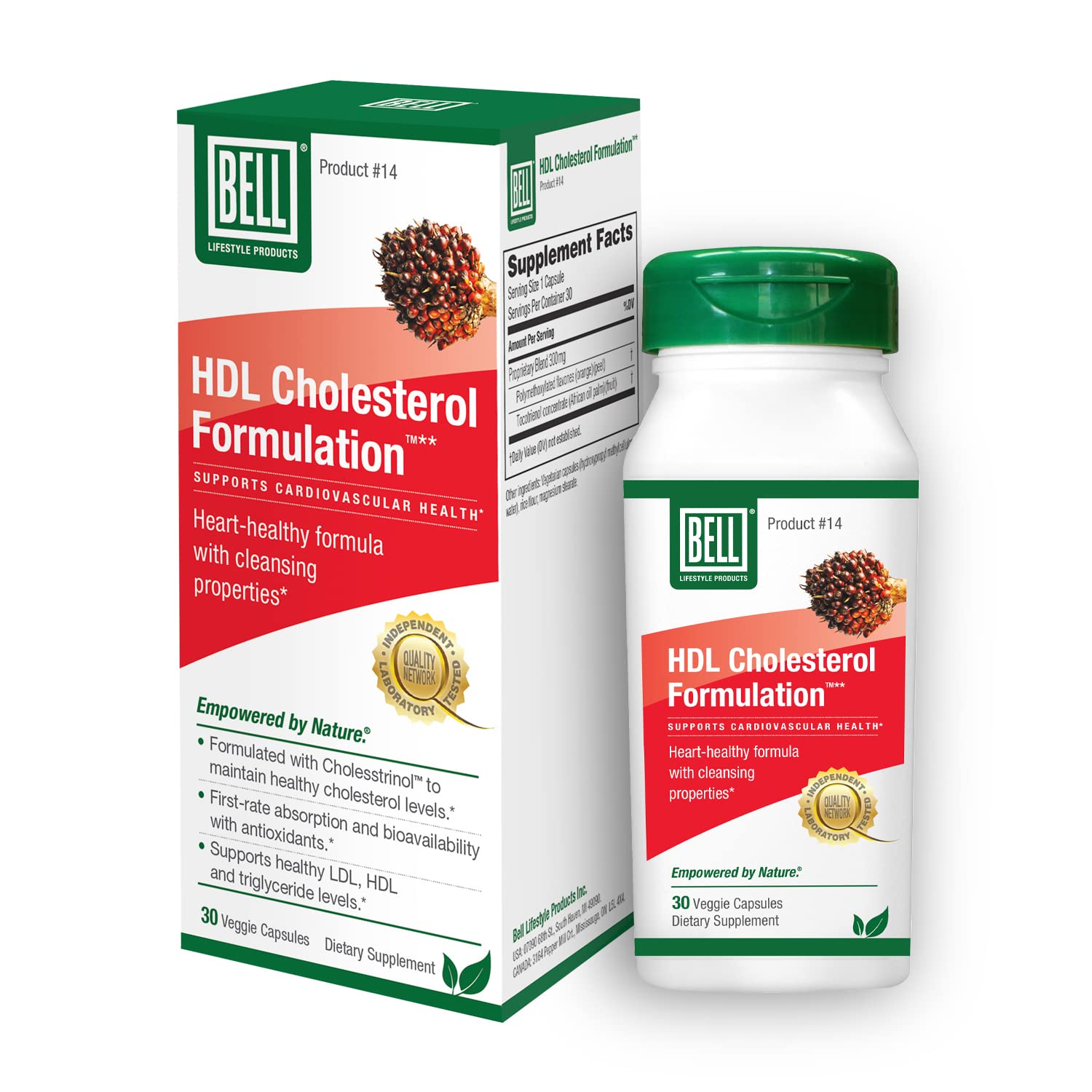 Bell HDL Cholesterol Formulation™ | Premium Cholesterol Health Supplement for Men & Women | Proprietary Blend with Natural Ingredients | Supports Heart Health & Balanced Cholesterol Levels | 30 Capsules – Ideal for Daily Wellness Routine & Active Lifestyle