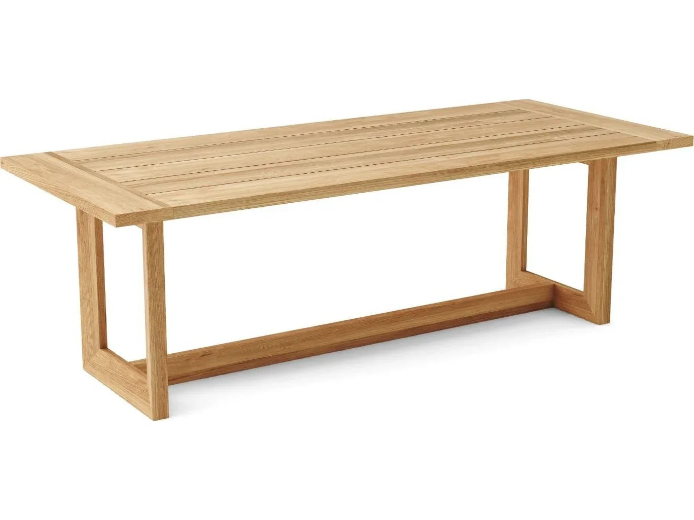 Anderson Teak Smyrna DS 857 Outdoor Dining Table - Weather-Resistant Teak Wood Patio Furniture for Garden, Poolside & Backyard Dining