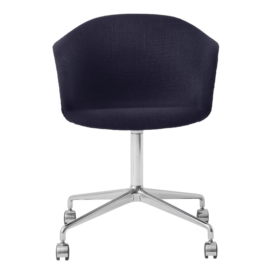 Elefy JH37 Ergonomic Conference Chair with Swivel Base & Smooth-Rolling Casters - Upholstered Office Chair for Meetings, Home Office & Executive Workspaces